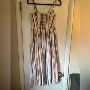 Free People Striped Sleeveless Maxi Dress